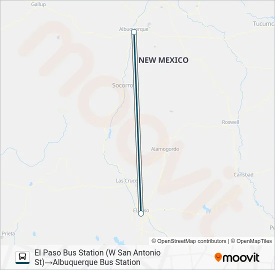 GREYHOUND US1140D Route: Schedules, Stops & Maps - El Paso Bus Station ...