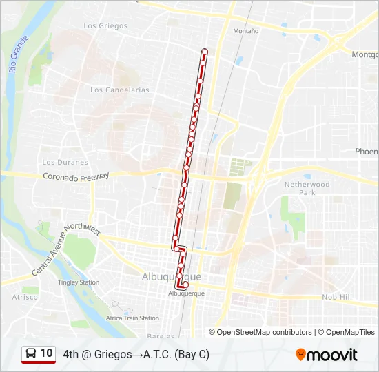 10 Bus Line Map