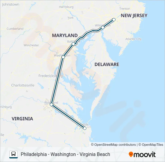GREYHOUND US0350 Bus Line Map