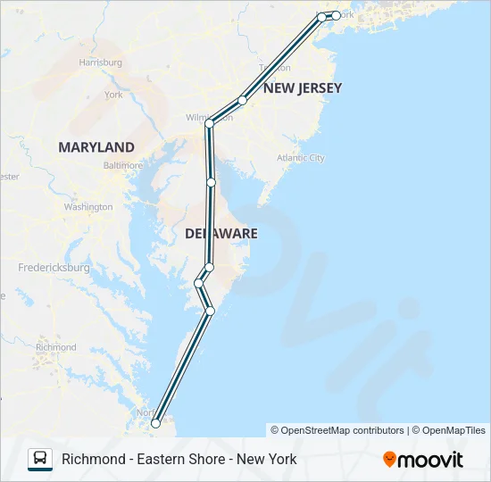 GREYHOUND US0355 Bus Line Map