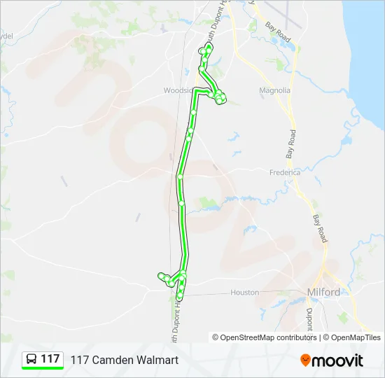 117 Bus Line Map
