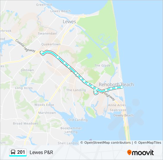 1 Route Schedules Stops Maps Lewes P R Updated