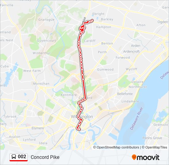 002 Bus Line Map