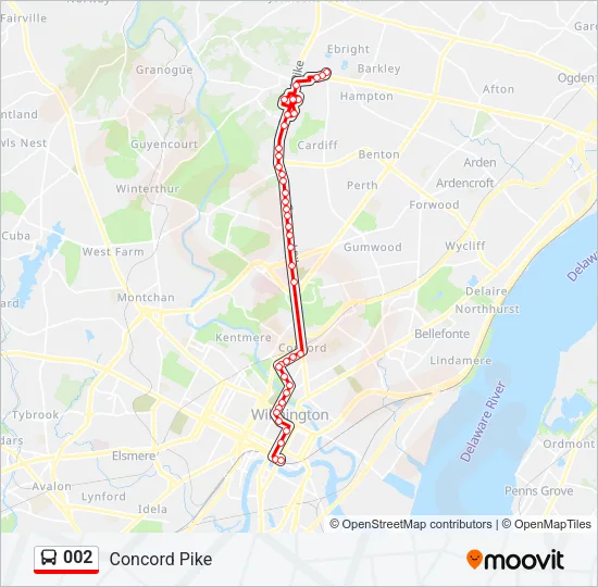 002 Bus Line Map