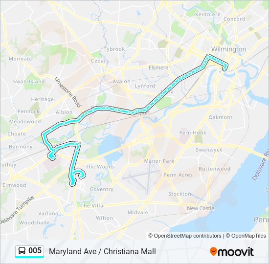 005 Bus Line Map