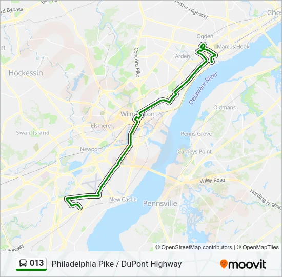 013 Bus Line Map