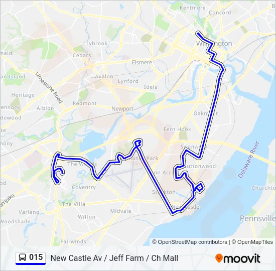 015 Bus Line Map