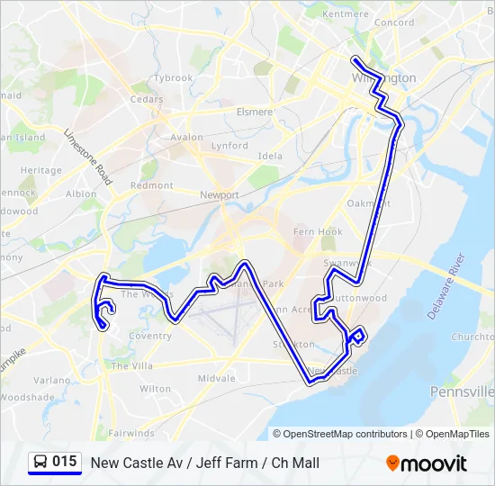 015 Bus Line Map