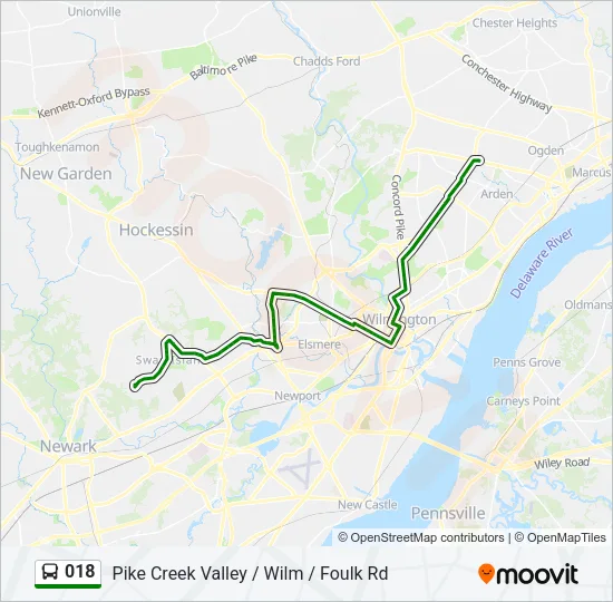 018 Bus Line Map
