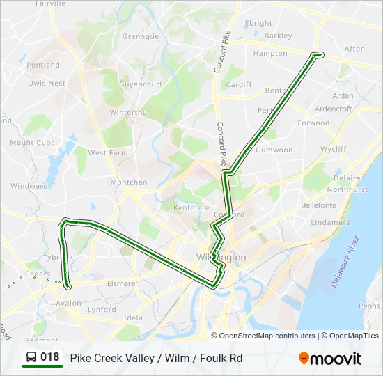 018 Bus Line Map