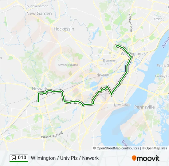 010 Bus Line Map