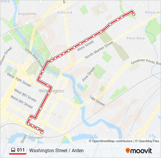 011 Bus Line Map