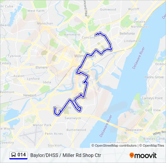 014 Bus Line Map