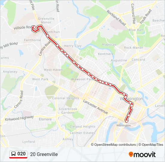 020 Bus Line Map