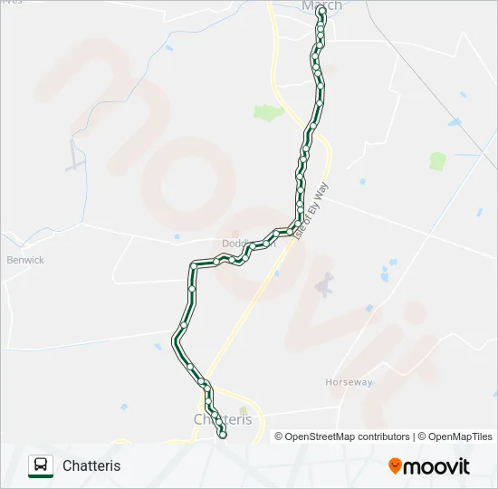 ELY ZIPPER 2 Bus Line Map
