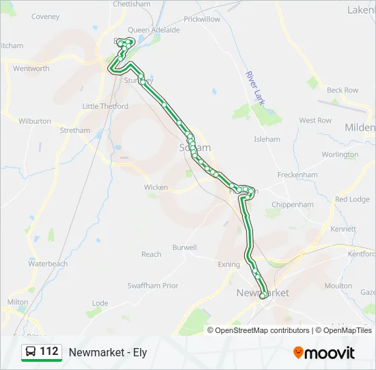 112 Bus Line Map