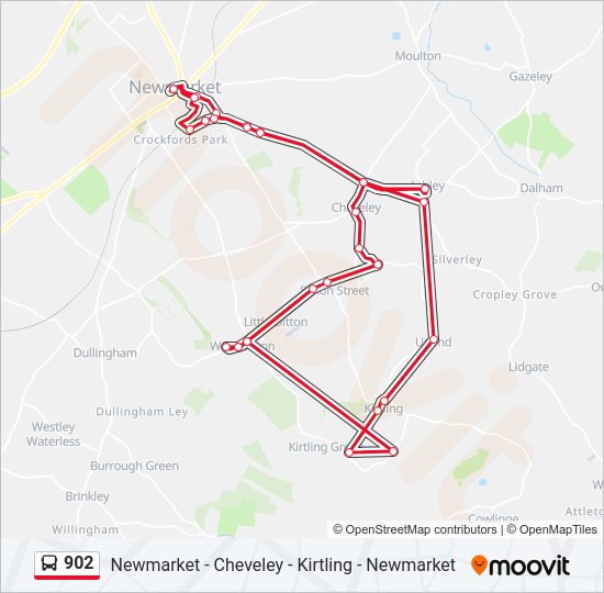 902 Bus Line Map