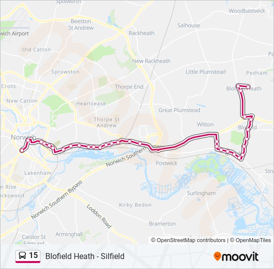 15 Route Schedules, Stops & Maps Norwich City Centre (Updated)