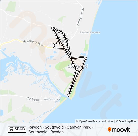 SBCB Bus Line Map