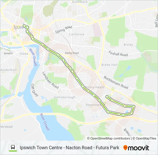 3|NACTON NIPPER Bus Line Map