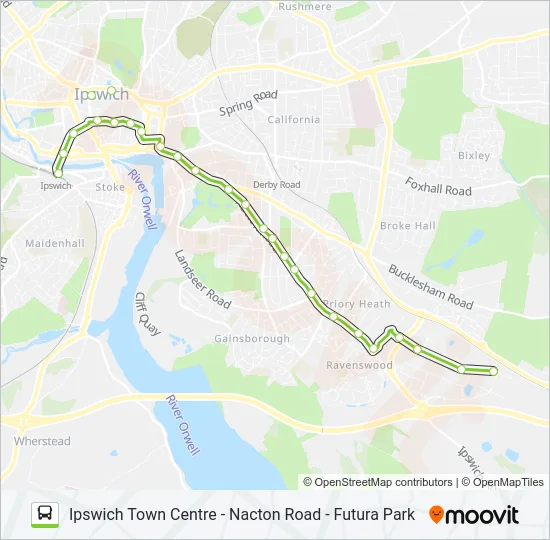 3|NACTON NIPPER Bus Line Map