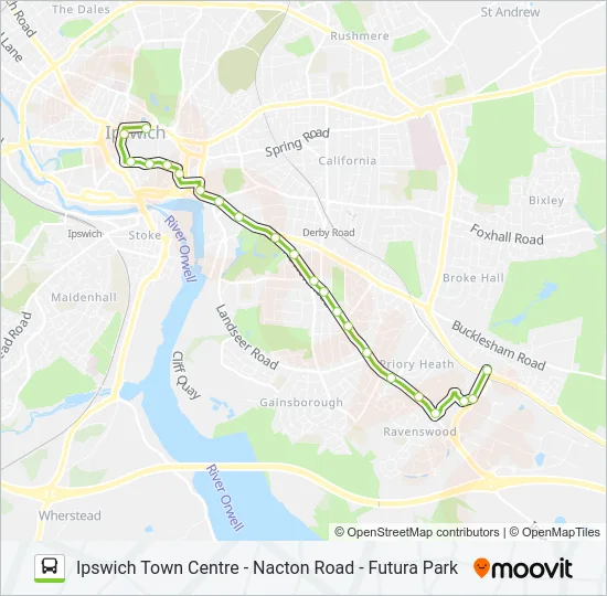 3|NACTON NIPPER Bus Line Map