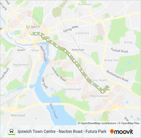 3|NACTON NIPPER Bus Line Map