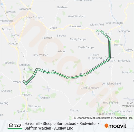 320 Bus Line Map