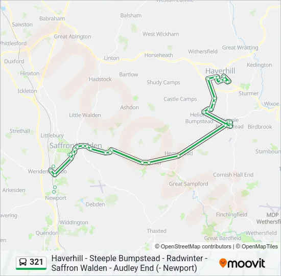 321 Bus Line Map