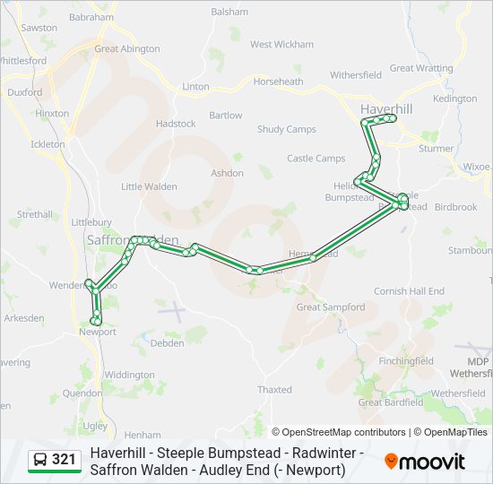 321 Bus Line Map