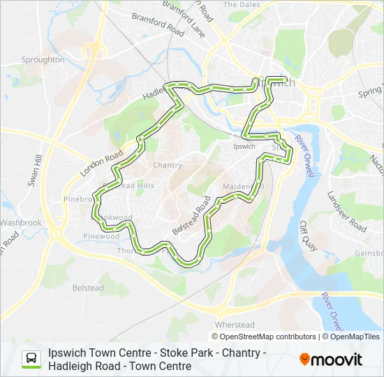 15|ORWELL ORBITS Bus Line Map