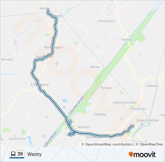 Bus 39 Route Map 39 Route: Schedules, Stops & Maps - Westry (Updated)