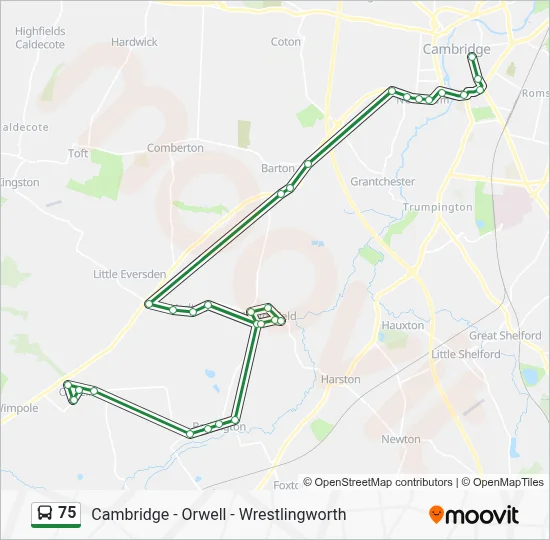 75 Route: Schedules, Stops & Maps - Orwell (Updated)