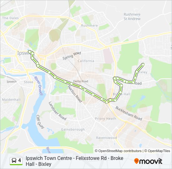 4 Bus Line Map
