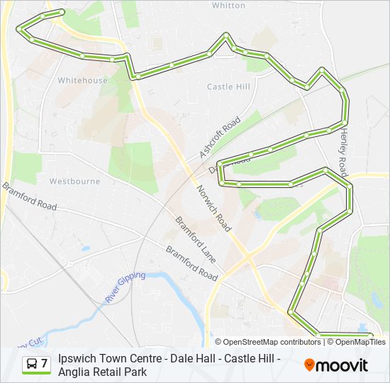 7 bus Line Map