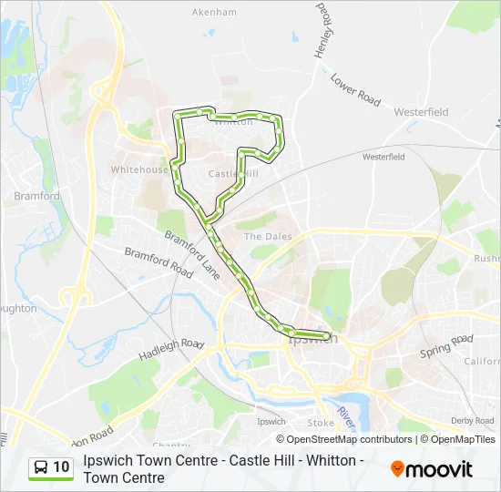 10 Bus Line Map