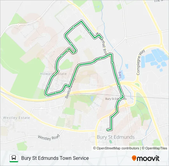 BREEZE 1 Bus Line Map