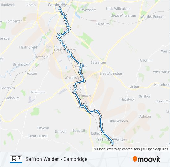 7 bus Line Map