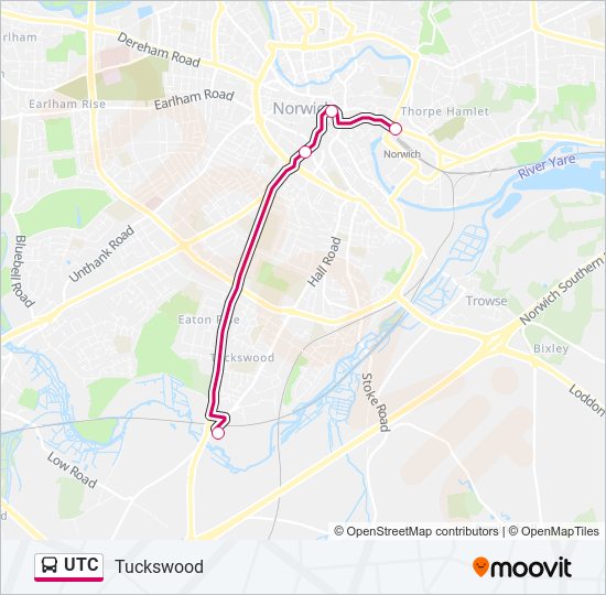 UTC bus Line Map