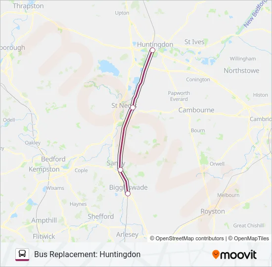 THAMESLINK Bus Line Map