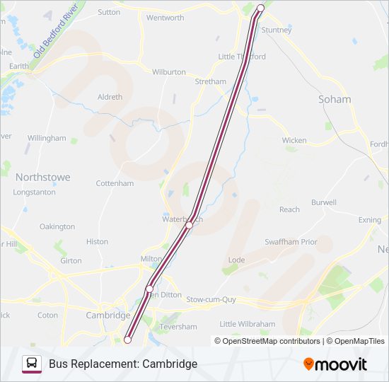 GREAT NORTHERN Bus Line Map