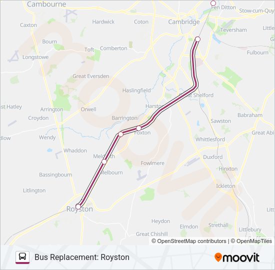 GREAT NORTHERN Bus Line Map