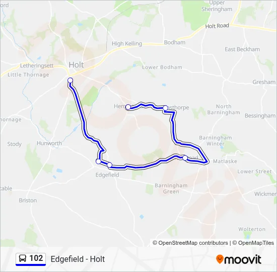 102 Route: Schedules, Stops & Maps - Hempstead (Updated)