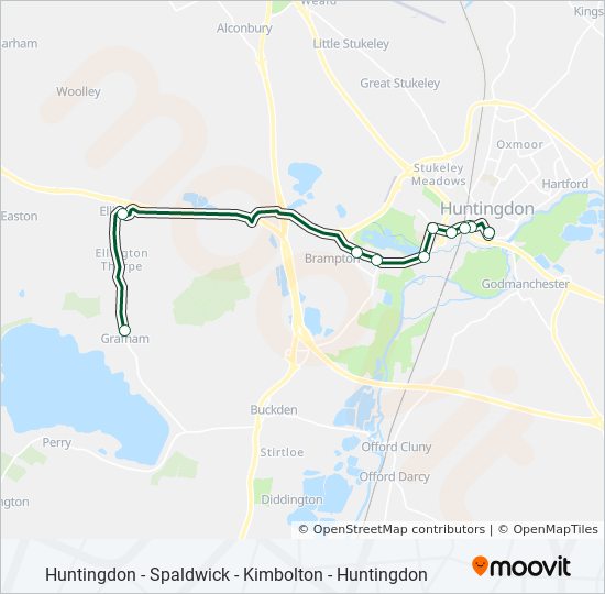 Bus 400 Route Map 400 Route: Schedules, Stops & Maps - Grafham (Updated)