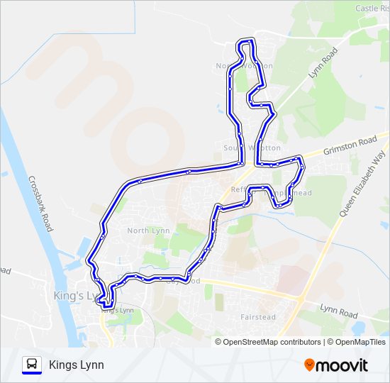 3|GO TO TOWN bus Line Map