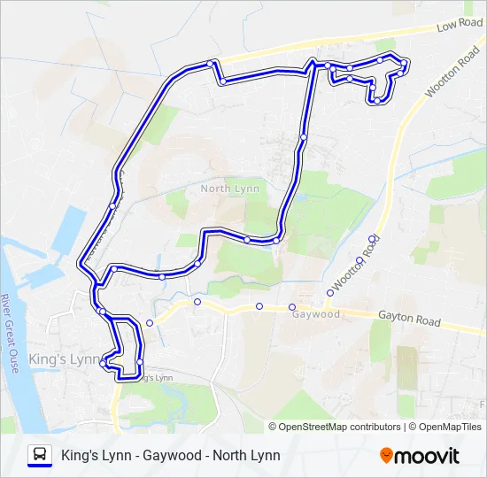 4|GO TO TOWN Bus Line Map