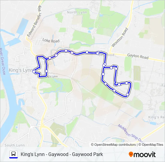5|GO TO TOWN Bus Line Map