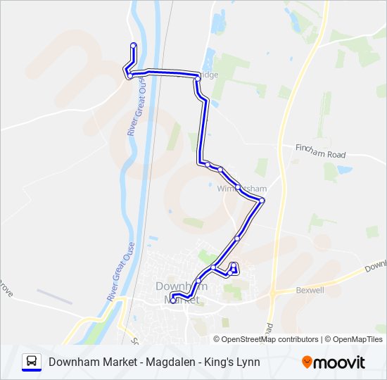 47|GO TO TOWN Bus Line Map