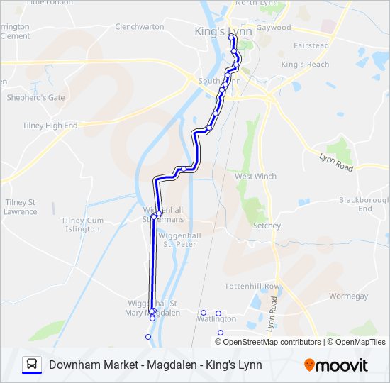 47|GO TO TOWN bus Line Map