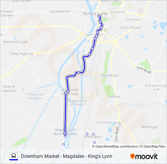 47|GO TO TOWN Bus Line Map